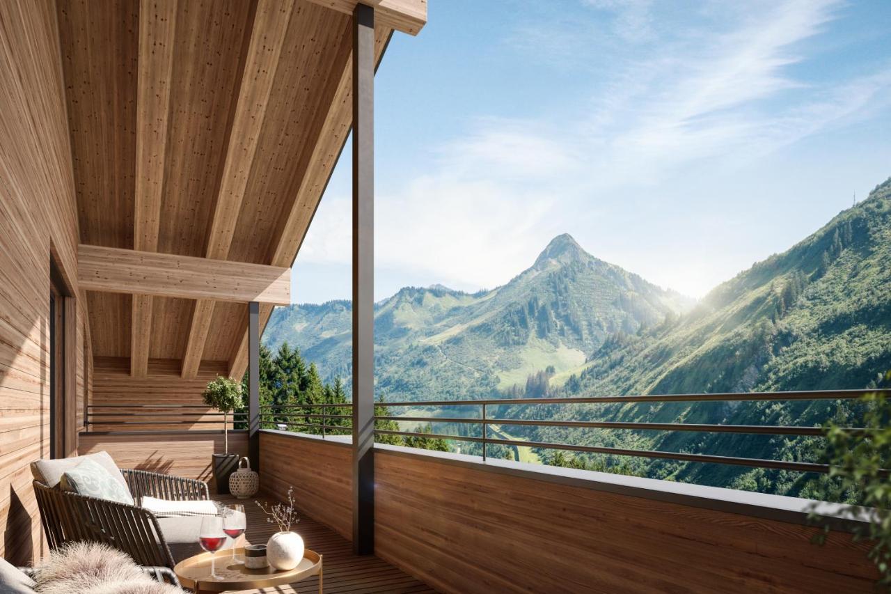 Appartamento Alpenstolz Damuels Haus 1 - Stilvoll Urlauben In Den Bergen Esterno foto